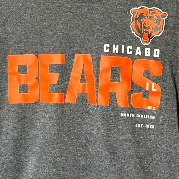 Nike Men's Chicago Bears Crew Neck Short Sleeve Blue Tee Size‎ M - Picture 2 of 6